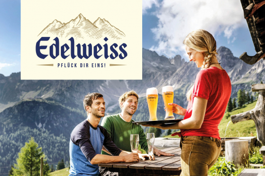 Edelweiss mit Logo