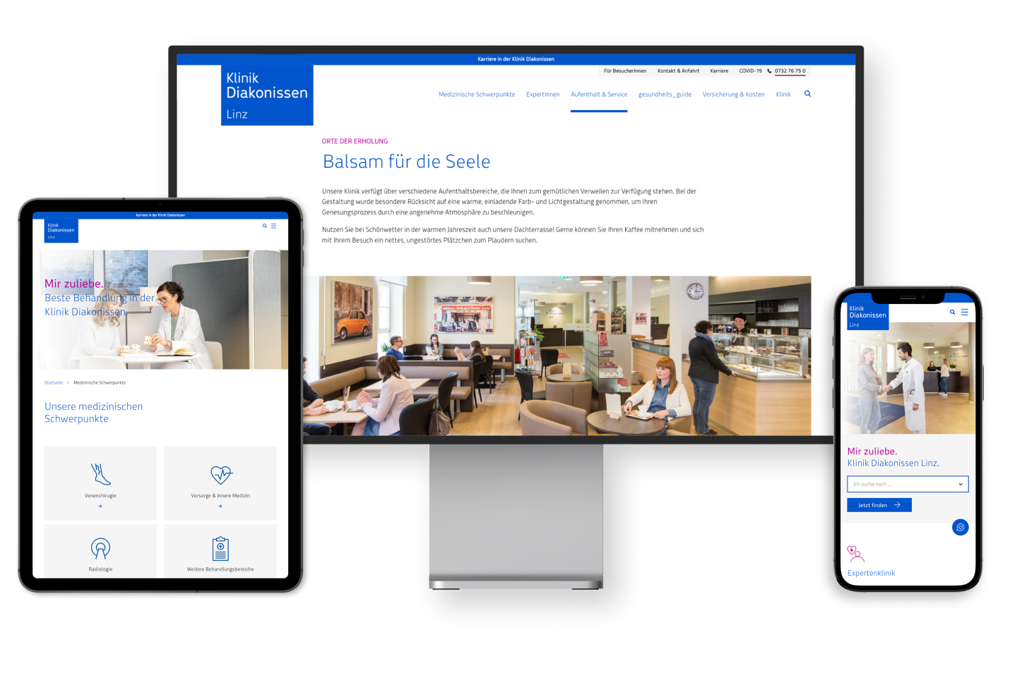 Diakonissen – Website