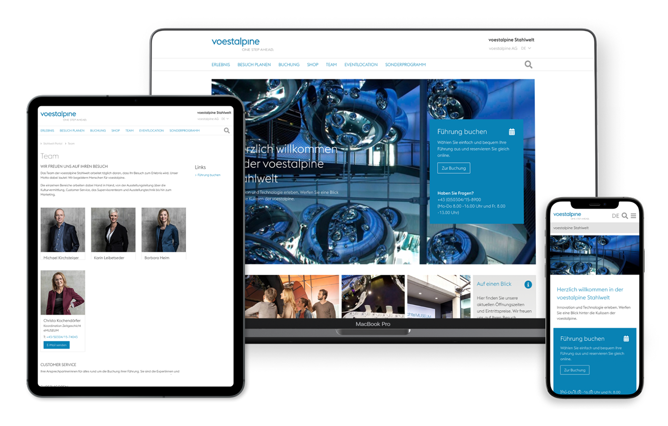 Die Website von voestalpine Steel Division